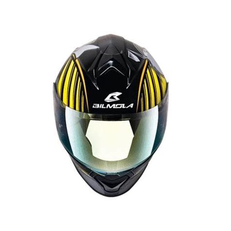 Bilmola HELMET - Rapid S Duck Off White Yellow Gloss Helmet – LRL Motors