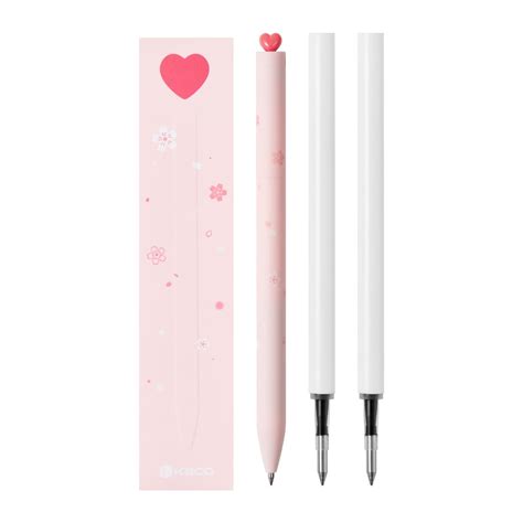 Kaco First Roller Sakura Pink Heart Pen - INDOFUTURE - Kaco