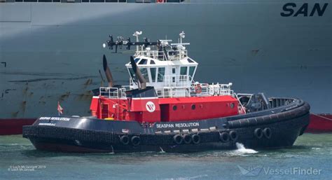SEASPAN RESOLUTION, Tug - Details and current position - IMO 9537147 ...