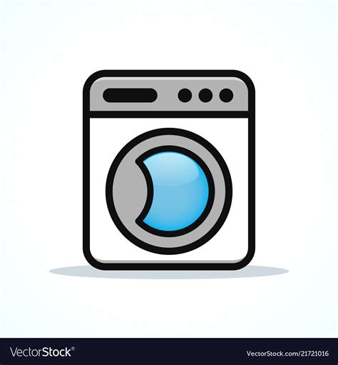 Washing machine design clipart Royalty Free Vector Image