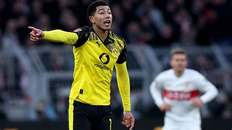 Jobe Bellingham shown straight red card in Borussia Dortmund's draw ...