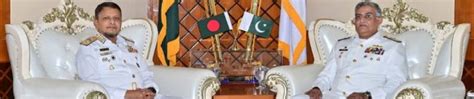 Pakistan Navy Chief Admiral Naveed Ashraf Visits Bangladesh | Indian ...