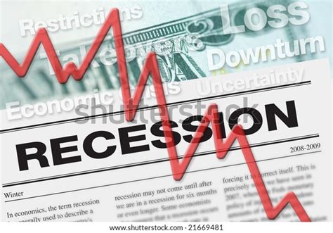 Graphic Representation Recession Stock Illustration 21669481 | Shutterstock