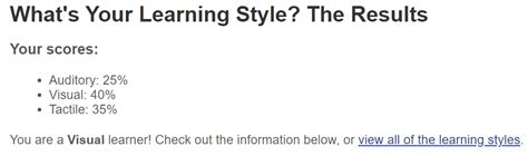 Image result for Learning Styles Report Examples