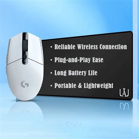 Logitech Mouse Sem Fio Logitech G304 Estiloso para Jogos, Leve ...