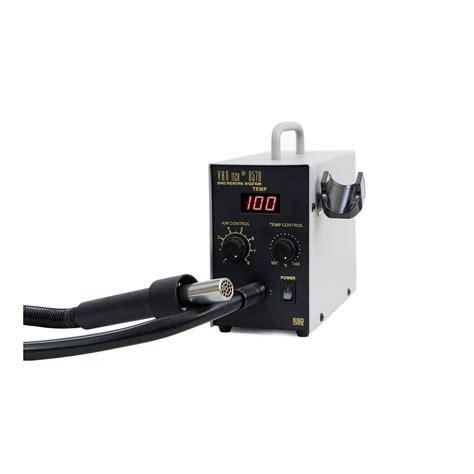 857 D SMD rework station 580 W (Hot air soldering station) – V A R TECH
