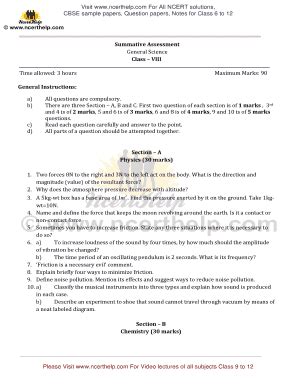 Fillable Online CBSE sample papers, Question papers, Notes for Class 6 ...