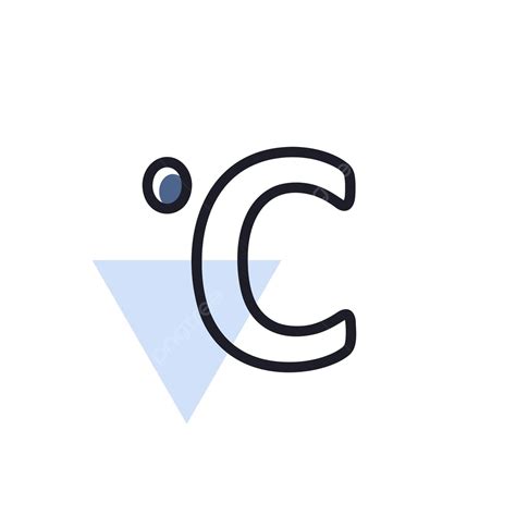 Grados Centígrados Vector Plano Icono Tiempo Signo Clima Símbolo Signo ...