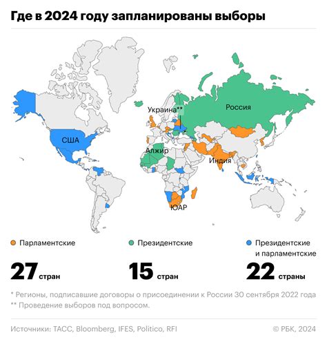 Половина жителей Земли придут на выборы в 2024 году: календарь и карта ...