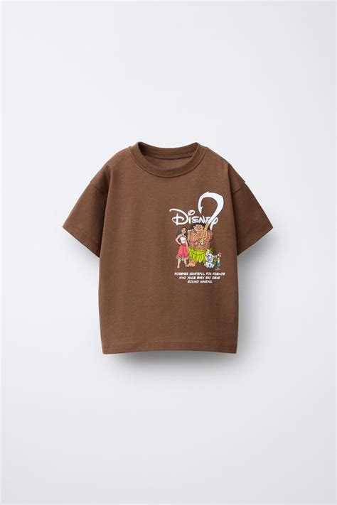 VAINA © DISNEY PRINTED T-SHIRT - Brown | ZARA India