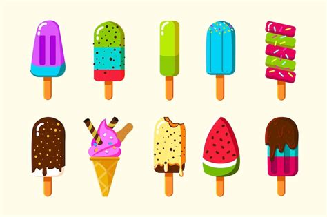 Popsicle cartoon Images - Free Download on Freepik