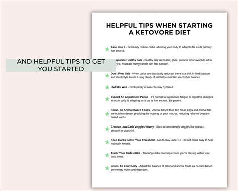 Ketovore Diet Food List Printable - Ketovore Meal Plan - Keto Grocery ...