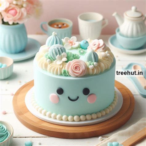 Pastel Blue Cake Decoration Ideas with Cake Decoration Techniques and Tips