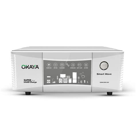 Okaya Inverter Smart Wave 1500 Qusi Sine Wave 1250VA/12V for Home ...
