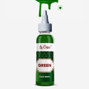La Casa Metallic Cake Drips - GREEN | Edible Decoration for Cakes ...
