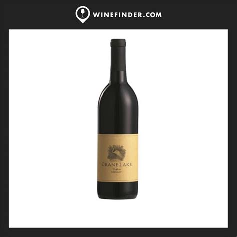 Crane Lake MERLOT CRANE LAKE WINERY, California 2012