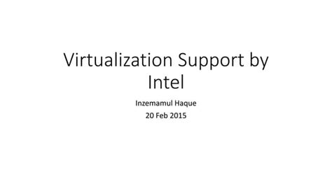 Virtualization Support 的图像结果