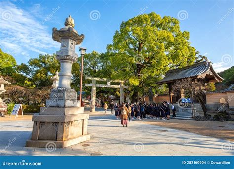 Dazaifu Tenmangu Shgrine Dedicated To the Spirit of Sugawara Michizane, a Scholar and Politician ...