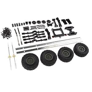 Buy Homyl RC Car Trailer Chassis Assembly Kits for WPL 1/16 6WD Truck ...