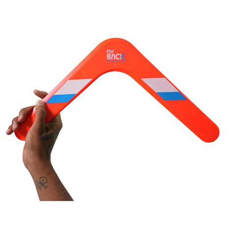 Vedroci Flyback Boomerang for Outdoor Play (Red) | Durable ABS Plastic ...