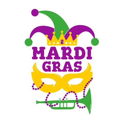 Mardi gras party design. Collection of french traditional mardi gras ...