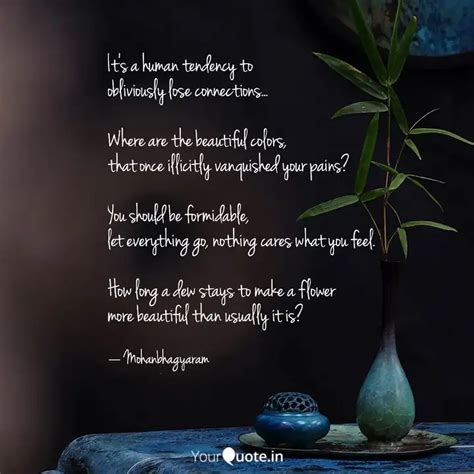 It's a human tendency to ... | Quotes & Writings by K R MOHAN | YourQuote