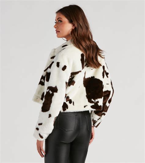 Ahead Of The Herd Cow Print Jacket & Windsor