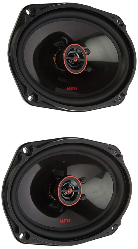 Cerwin Vega HED Series 6x9 2 Way Coaxial Speakers - 55W RMS, 4Ω ...