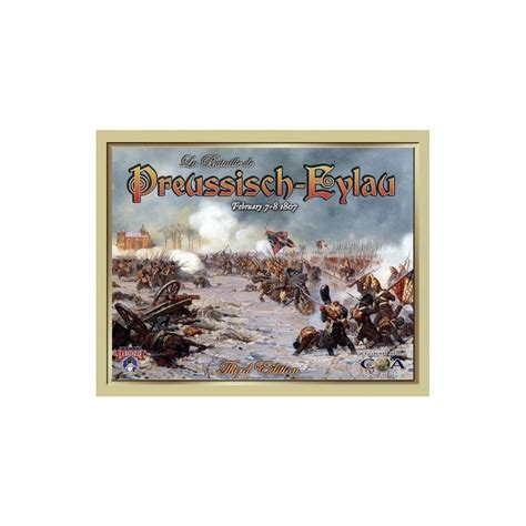 Buy La Bataille de Preussisch-Eylau Third Edition - Clash of Arms ...