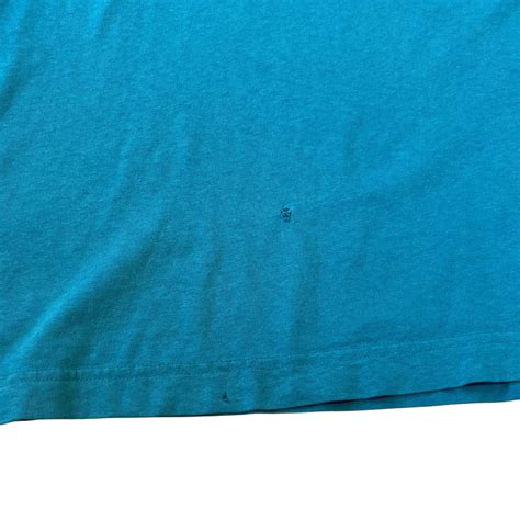 80s~90s STUSSY "Turquoise" Rib design T-shirt | What’z up