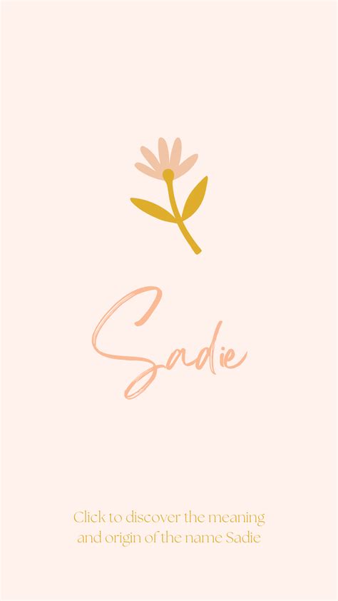 Cute Baby Names for Girls | Sadie name meaning, Names with meaning ...