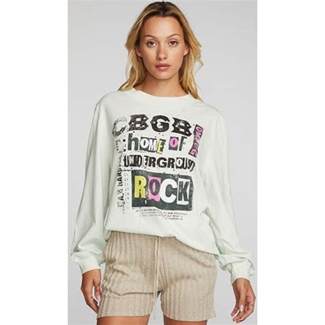 CBGB & Omfug Women's Long Sleeve T-shirt by Chaser Brand