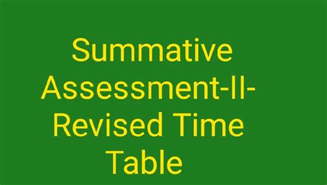 SCERT, AP School Education Department Summative Assessment-II-Revised ...