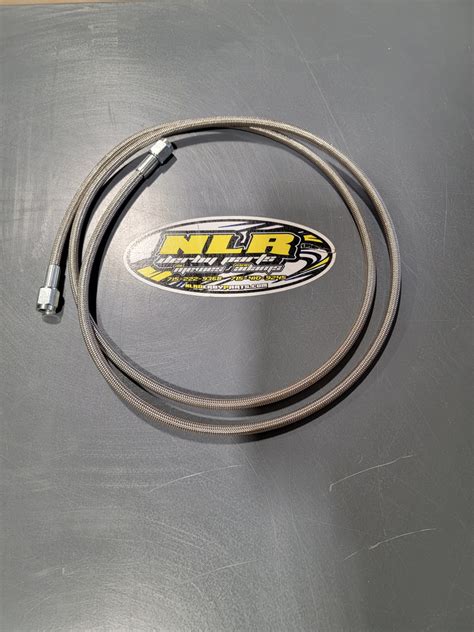 replacement 5ft braided stainless brake line - NLR Derby Parts