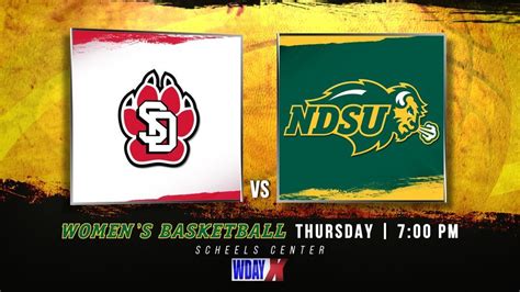 NDSU Womens Basketball: Bison vs. South Dakota Coyotes LIVE on WDAY ...