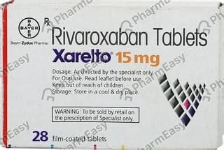 Xarelto 15 MG Tablet (28): Uses, Side Effects, Price & Dosage | PharmEasy