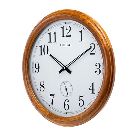 SEIKO ONLINE STORE QXA155B Oak Wood – SEIKO CLOCKS INDIA