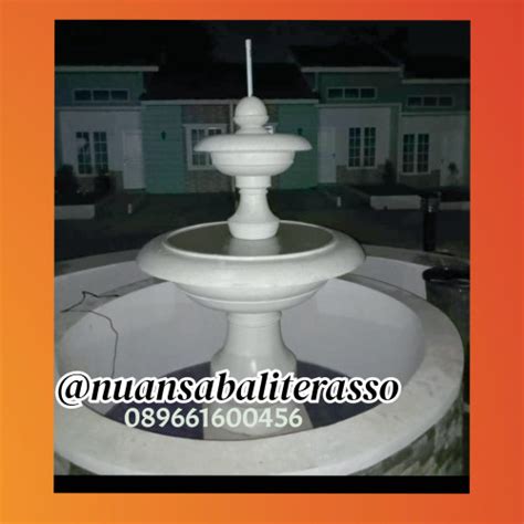 Jual Air mancur taman model euro PLUS KOLAM FULL TERASO MARMER PREMIUM ...