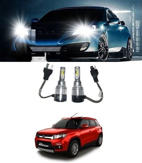 Trigcars M A R U T I Vitara Brezza 2022 Car C6 36W 3800LM 6500K Head ...
