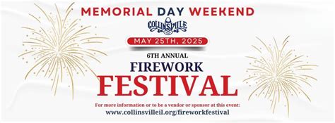 City of Collinsville 6th Annual Firework Festival , 10 Gateway Drive ...