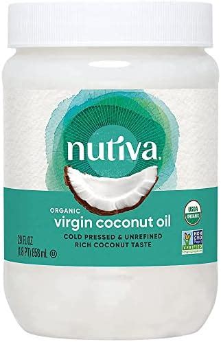 Nutiva Organic Coconut Oil, Virgin, 29 oz : Amazon.in: Grocery ...