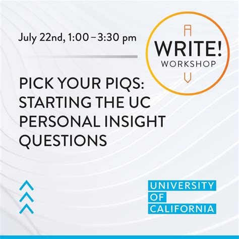 Pick Your PIQs: Starting the UC Personal Insight Questions — ILUMIN ...