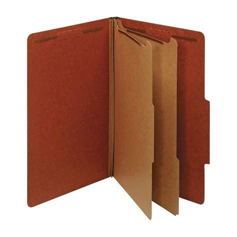 Office Depot Classification Folders, 2 1/2in. Expansion, Legal Size, 2 ...