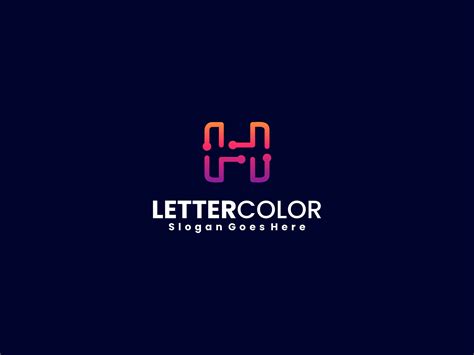 Logo Letter H Line Shape Colorful Style Graphic by ARIF22 GANTENG · Creative Fabrica