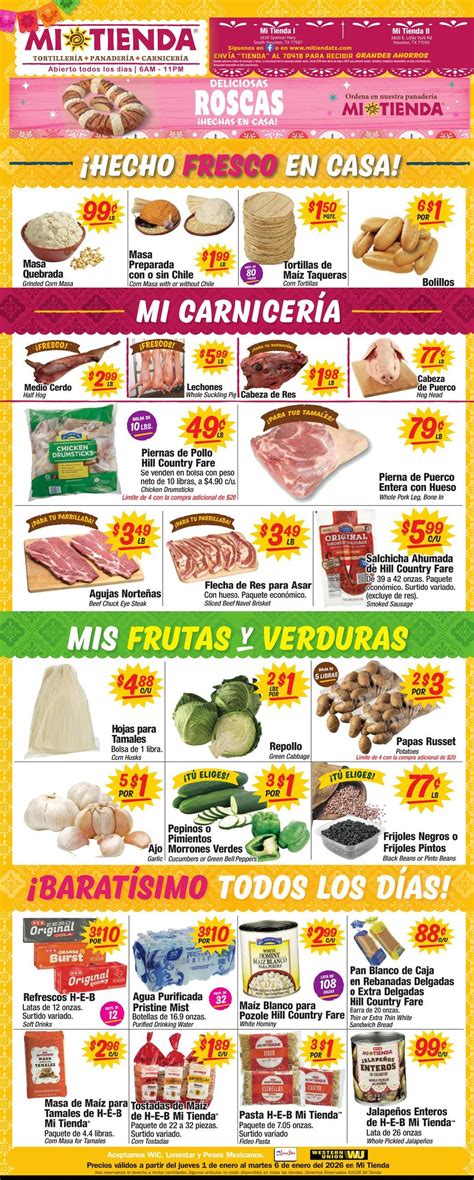Mi Tienda Weekly Ad (01/28/26 - 02/03/26) & Flyer Preview - EveryPayJoy