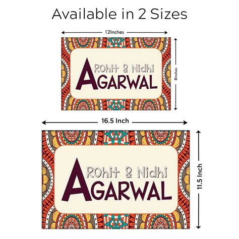 Buy Customized Name Plates for Home Online in India – Nutcase