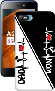 Vojica Back Cover for Itel A25 Pro Printed Mom Dad Love, Mom&Dad Love ...