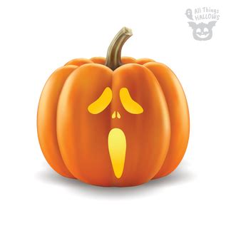 Ghostface Pumpkin Stencil (Scream) - Allthingshallows.com ...