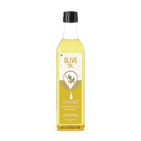 GMORE - Cold Pressed - Extra Light - Olive Oil - Organic - 100% Pure ...