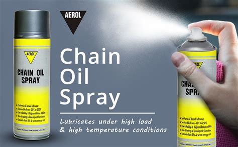 Aerol® Chain Oil Lubricant Spray for Chains of Machines, Cycles, Bikes ...